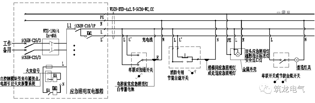 教你畫(huà)應(yīng)急照明配電箱系統(tǒng)圖！